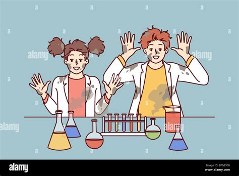 Science Explosion Cartoon
