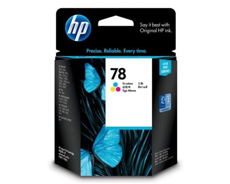 HP 78 Tri Color Original Ink Cartridge HP Online Store