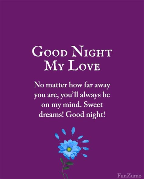 Good Night Messages For Him In Long Distance Funzumo