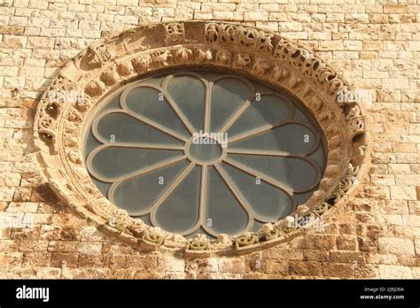 Rose Window Of Chiesa Di San Leone Magno Church Of Saint Leo Magnus