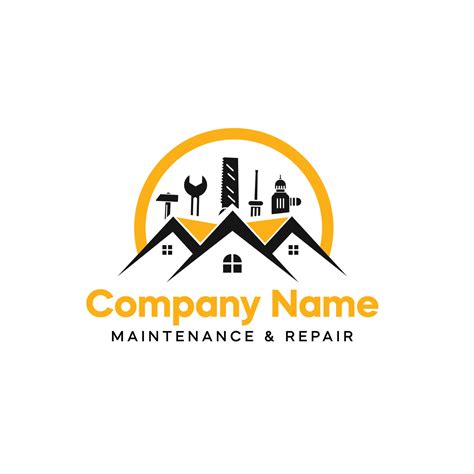 Home Remodeling and repair logo design with tools 16996320 Vector Art ...