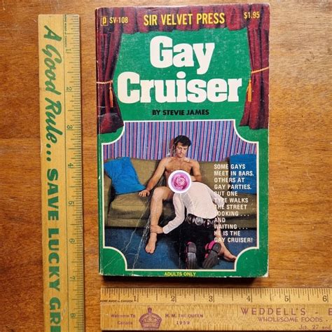 Gay Cruiser Vintage Gay Pulp Fiction Paperback Sir Velvet Press Hot Sleaze