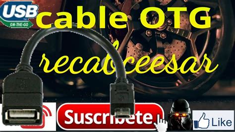 Como hacer un cable OTG casero fácil YouTube