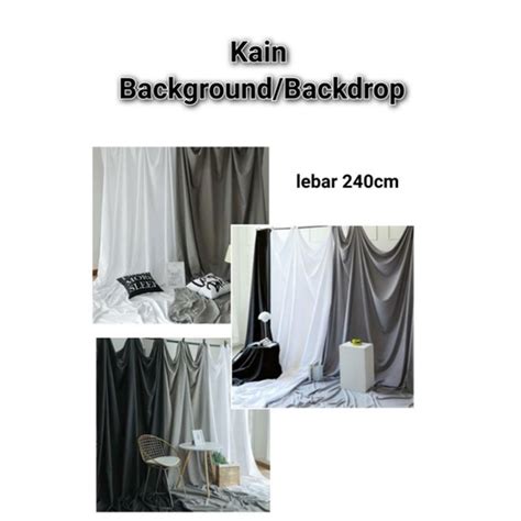 Jual Kain Katun Polos Latar Belakang Background Backdrop Lebar