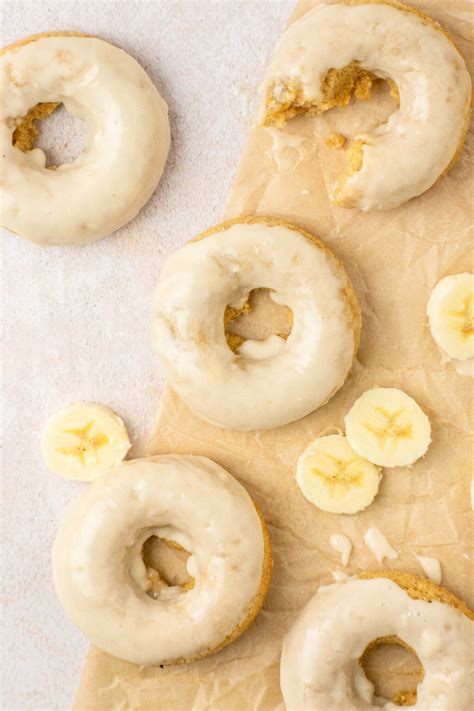 Banana Baked Donuts Ginger Snaps Baking Affairs