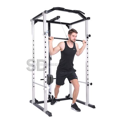 Jaula Power Rack Crossfit Gym M Sd Med