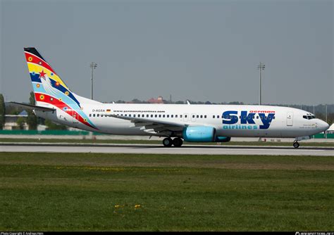 D AGSA German Sky Airlines Boeing 737 883 Photo By Andreas Hein ID