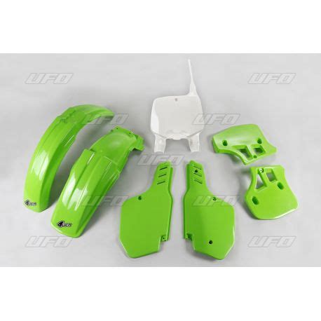 Kit Plastique Complet UFO Vintage Moto Cross KAWASAKI KX 500 Kits