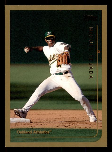 1999 Topps Miguel Tejada 352 Oakland Athletics EBay