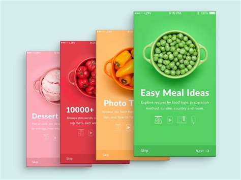 20 Fresh Food Mobile App Designs For Your Inspiration By