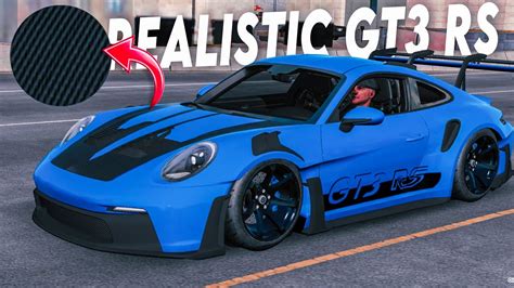 Detailed Porche Gt Rs Realistic Build Tutorial Car Parking