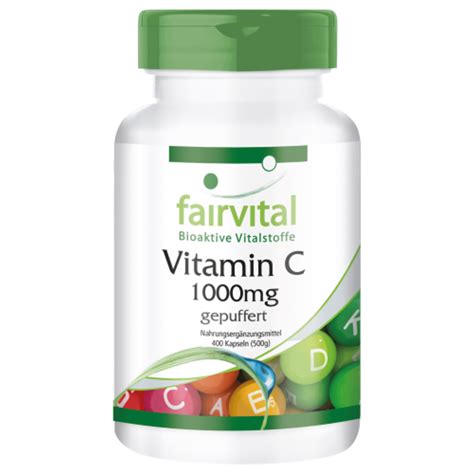 Gepuffertes Vitamin C 1000mg 400 Kapseln