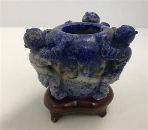 Brush Washer Lapis Lazuli China Th Century Catawiki