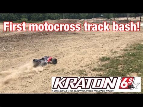 Arrma Kraton 6s MOTOCROSS TRACK BASH YouTube