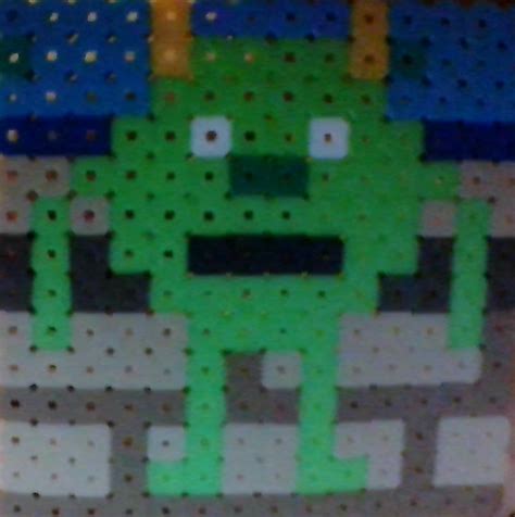 Mike Wazowski Perler Bead Blank Template Imgflip