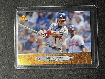 Upper Deck Chipper Jones Atlanta Braves Hof Ebay