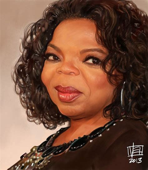 Caricatura De Oprah Winfrey Celebrity Caricatures Caricature Artist