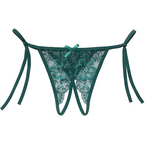 Jual G String Wanita Open Crotch Hot Sexy Lingerie Charming Renda Romantic Celana Dalam Ukuran