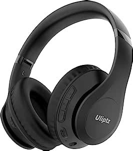 Uliptz Wireless Bluetooth Headphones 65H Playtime 3 EQ Sound Modes