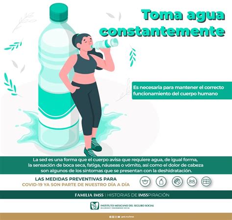 Recomienda IMSS Hidalgo Consumo Abundante De Agua Para Evitar