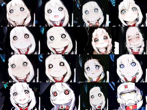 AI collage | AI Anime Girls as Creepypasta Images | Know Your Meme