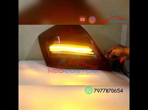 Maruti Suzuki Swift Dzire Swift Dzire Custom Tail Light Dzire Led