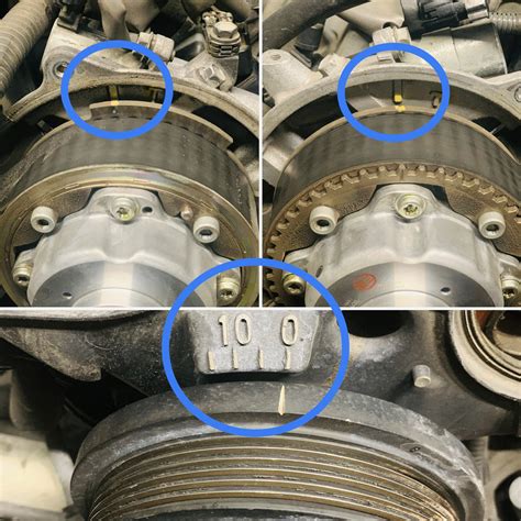 Engine Timing Marks Alignment