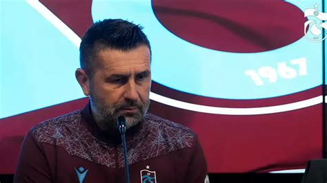 Trabzonspor Un I E I Burnunda Hocas Nenad Bjelica Kameralar N