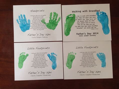 Printable Father S Day Footprint Poem