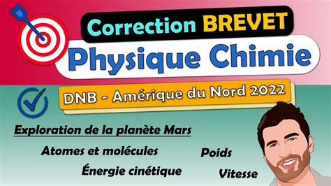 Correction Brevet Dnb Am Rique N Exploration De La Plan Te Mars