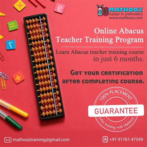 How To Know If Abacus Teacher Training Online Is Right For You Mathooz