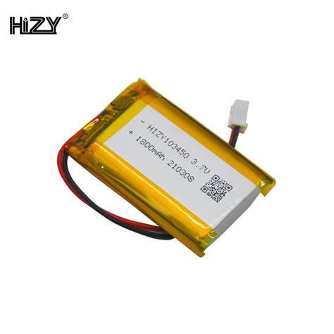 103450 2p Rechargeable 3 7V 4000mAh Battery For PDA LED GPS Tracker