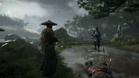 Ghost Of Tsushima Full Gameplay Reveal With Flute Sony E Hd Youtube