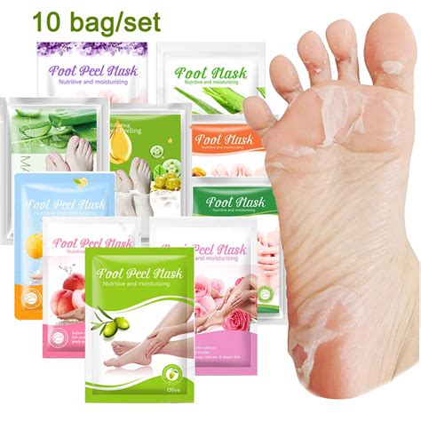 3510bags Feet Exfoliating Foot Mask Pedicure Sock Exfoliation Scrub Remove Dead Skin Heels Foot