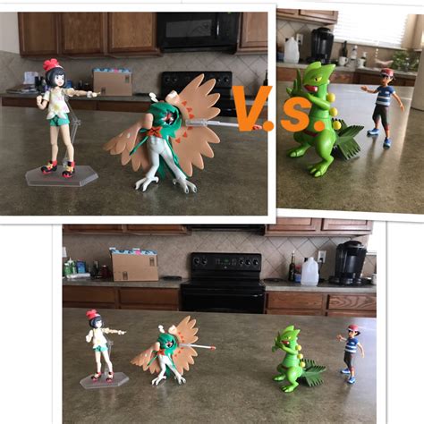 Selenes Decidueye Vs Ashs Sceptile By Pikafan09 On Deviantart