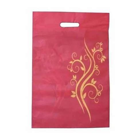 Pink Non Woven D Cut Shopping Bag Capacity 2 Kg And 5 Kg At Rs 130