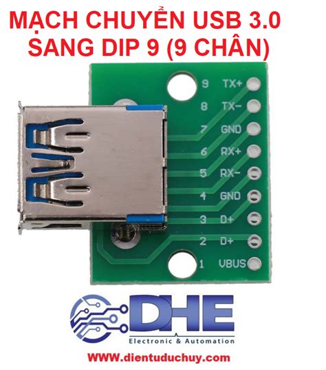 MẠch ChuyỂn Usb 30 Dip 9 9 ChÂn Linh KiỆn ĐiỆn TỬ ĐỨc Huy 29a BÙi