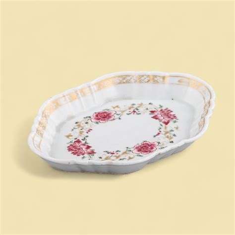 Lot Covilhete Em Porcelana Chinesa Reinado Qianlong