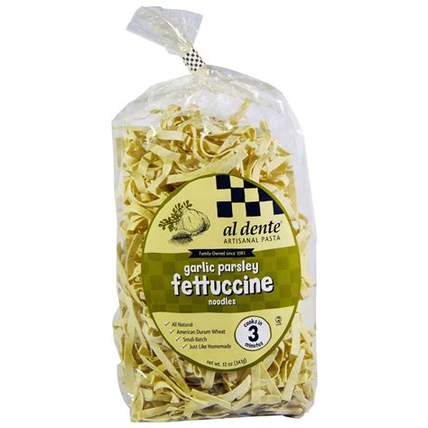 Al Dente Pasta Garlic Parsley Fettuccine Noodles 12 Oz 341 G IHerb