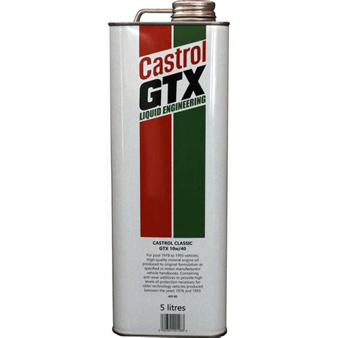 Castrol Classic Oils Shop Castrol Gtx Classic W Mineral Engine Oil