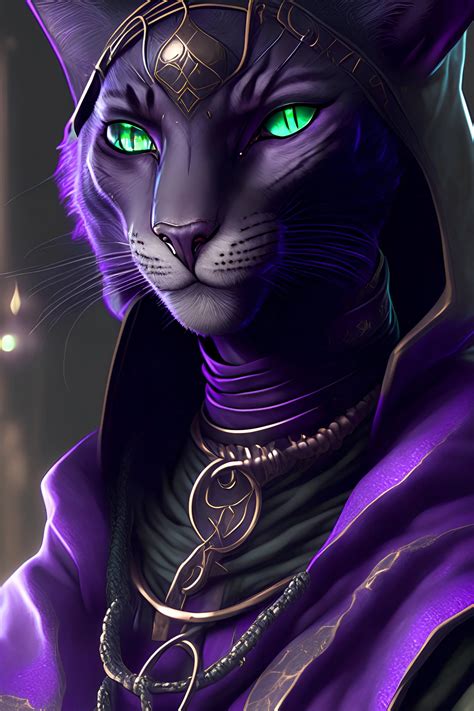 Photorealistic Female Tabaxi Black Jagua Gallery Stablecog