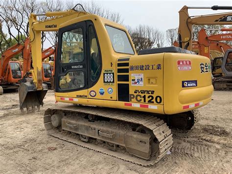 PC120 6 12T Used KOMATSU Excavator 85HP With 4 Cylinders