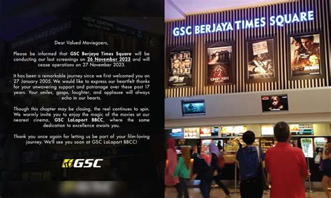 Ramai Ada Kenangan Di Sini Pawagam Gsc Berjaya Times Square Umum