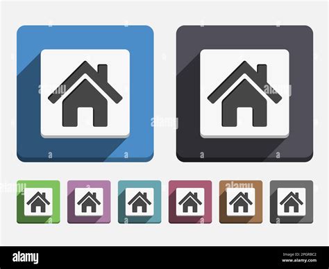 House Icon Flat Design Vector Eps Illustration Stock Vector Image