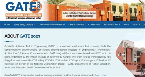 GATE 2023 Registration Last Date Today Fees Steps To Apply Online On