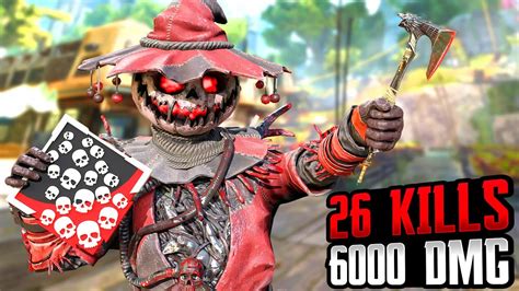 BLOODHOUND 26 KILLS 6000 DAMAGE INSANELY INSANE Apex Legends