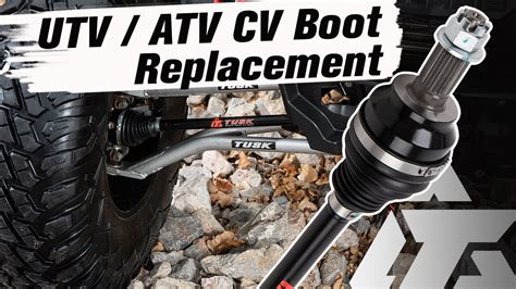 How To Replace A Utv Atv Cv Axle Boot Youtube