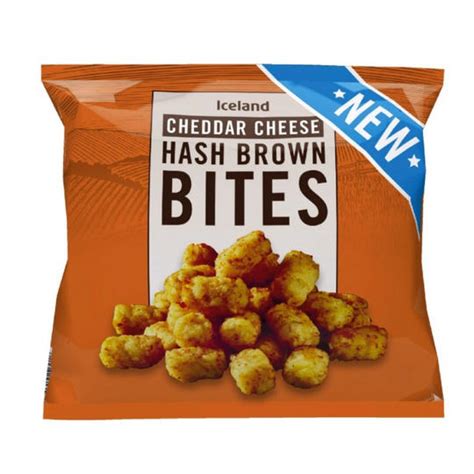 Iceland Cheddar Cheese Hash Brown Bites 550g £0 Compare Prices