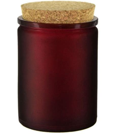 Empty Candle Jar Cork Lid Matte Black Jar Frosted Amber Etsy