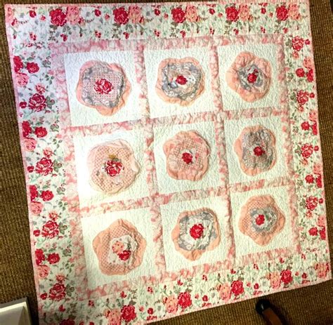 French Roses Soft Edge Applique Quilt Pattern By Heather Etsy